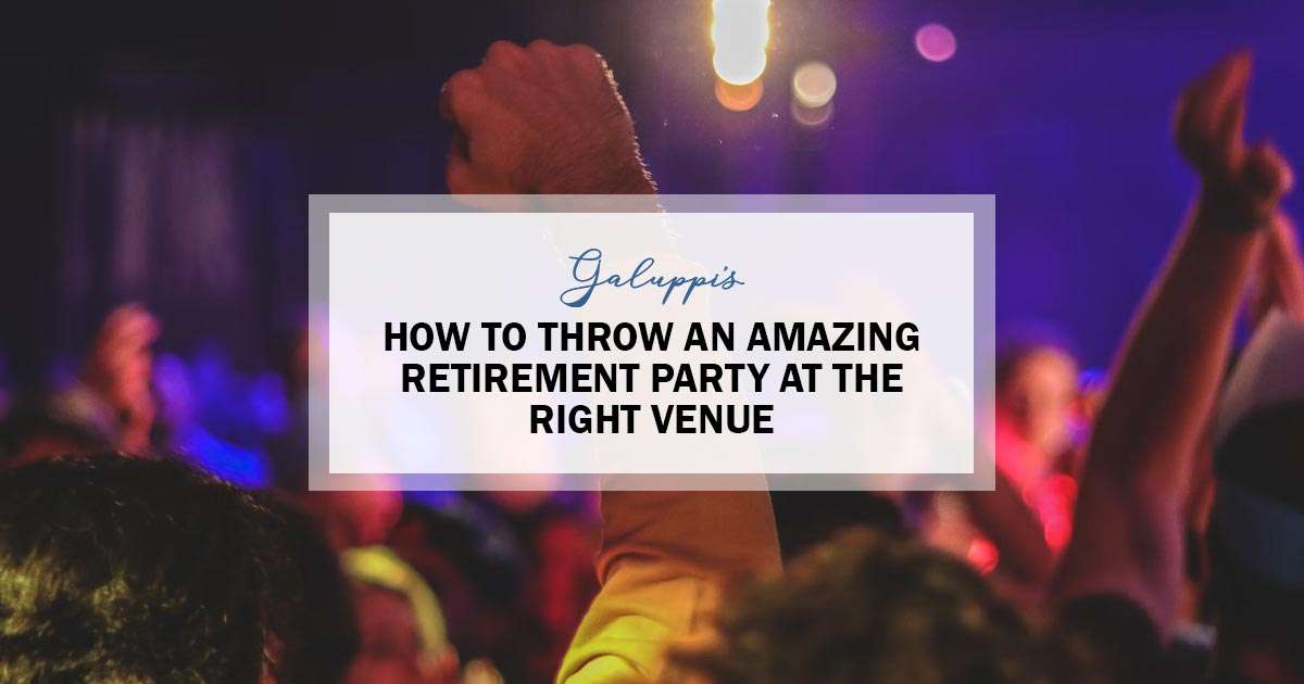 retirement party venues