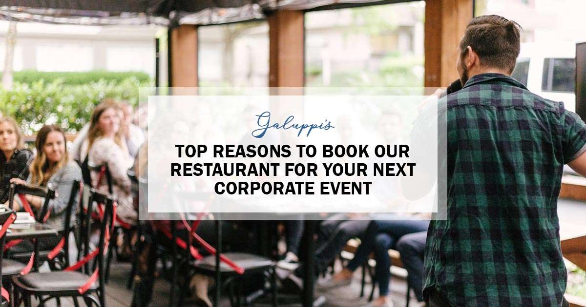 restaurant corporate Event
