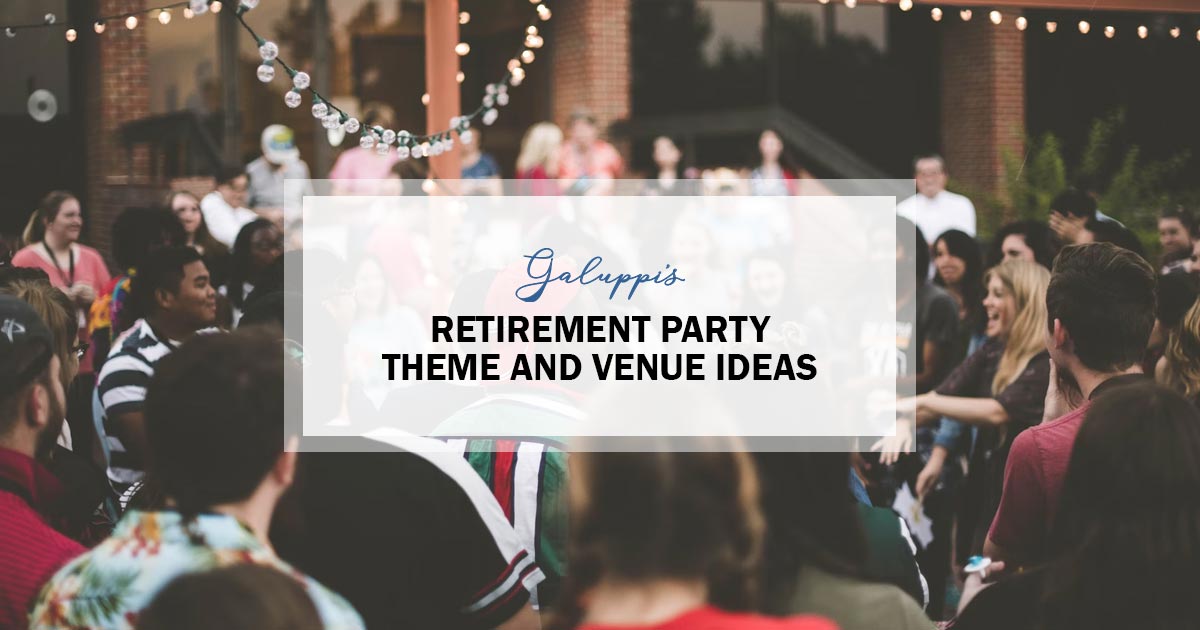 retirement party venue