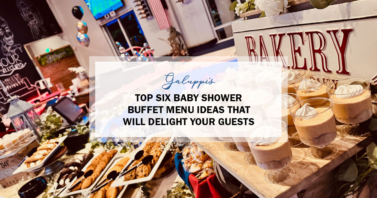 baby shower buffet